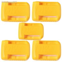 1/5pcs Battery Holder for Dewalt 18V 20V Wall Mount Battery Dock Holder For Dewalt Tool 18V-60V Battery Storage Holder Yellow