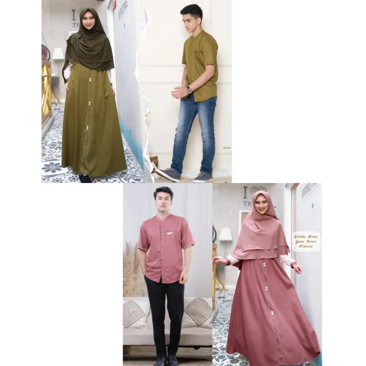 Baju Muslim Couple Baju Couple Keluarga Baju Couple Polos Baju Couple