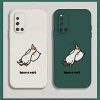 เคสโทรศัพท์ เคสvivo v19 Case เคสการ์ตูนน่ารักเป็ดเคสซิลิโคนเหลว Flocking ฝาครอบโทรศัพท์ป้องกัน เคสโทรศัพท์