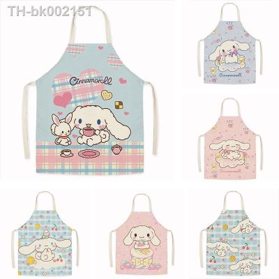 ▨▣♈ bunny print customizable apron goods for home kitchen aprons for women Woman kitchen apron Apron for hairdresser Apron
