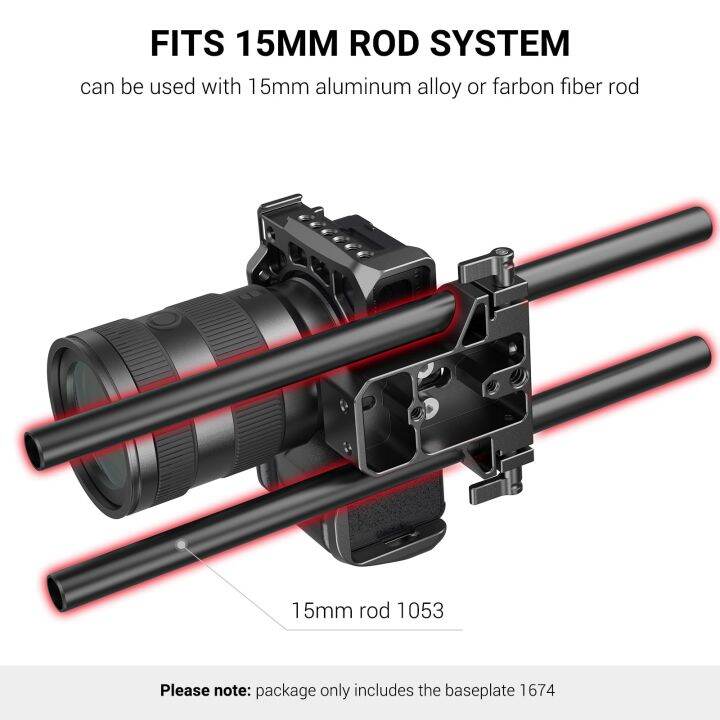 smallrig-กล้องฐานแผ่น-dual-15mm-rod-clamp-สำหรับ-sony-fs7-sony-a7-series-canon-c100-c300-c500-panasonic-gh5-1674