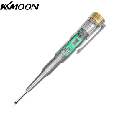 KKmoon เครื่องทดสอบแรงดันไฟฟ้าแบบกันน้ำอัจฉริยะปากกาเครื่องตรวจจับแรงดันไฟฟ้าดินสอทดสอบเครื่องตรวจจับไฟฟ้าพร้อมไฟ LED ไขควงเช็คไฟ แท้