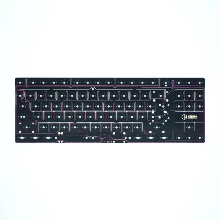 Y&R80 80% Layout Hot Swap Keyboard PCB Flex Cut PCB For Tiger80 Suit80 ...