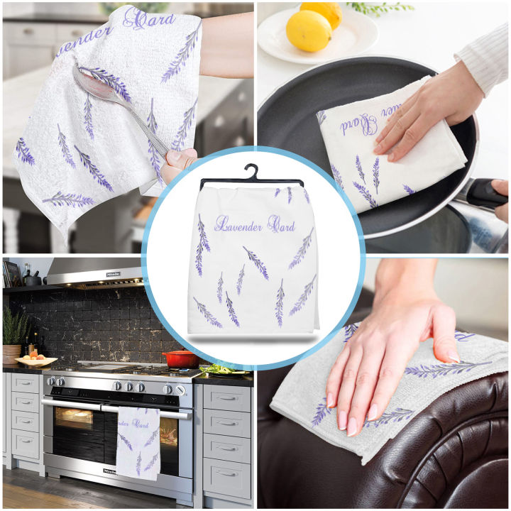 cw-lavender-island-flower-kitchen-towel-set-cleaning-cloth-kitchen-accessories-dish-washing-cloth-household-decoracion