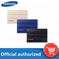 แผ่นกัน T7 Samsung Samsung SSD โซลิดสเตทไดรฟ์แล็ปท็อปฮาร์ดไดรฟ์มือถือความจุสูงดิสก์จัดเก็บข้อมูลความเร็วสูงแบบพกพา