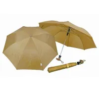 ROM ร่มกันแดด ร่มพับพระสงฆ์2ตอน ( 1โหล )- สีน้ำตาน ร่มกันฝน  Umbrella