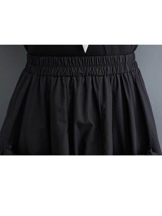 xitao-skirt-women-solid-loose-skirts