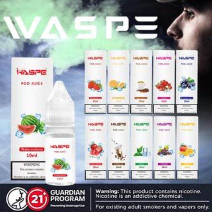 (COD)Waspe relx 10ml flavor Nic salt e juice vape pods vape juice enjoy the taste of relx pod
