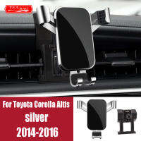 ปรับที่วางศัพท์ในรถยนต์สำหรับ Toyota Corolla Altis 2014- Auto Gravity GPS Stand พิเศษ Mount Air Vent Navigation cket