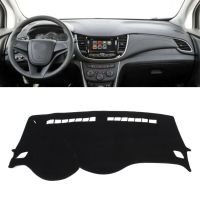 Car Black Pad Dashboard Cover Anti-Slip Dash Mat Sunproof Dashmat For Chevrolet Trax 2017 2018 LHD Auto Accessories