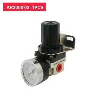 Ar2000-02ความดัน Regulating Valve G1/4 Pneumatic Mini Air Pressure Regulator Treatment Units