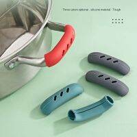 3 Colors Silicone Heat Insulation Oven Mitt Glove Casserole Ear Pan Pot Holder Oven Grip Anti-hot Pot Clip 2pcs Kitchen Accessor