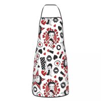 Custom Bib Boop Bettys Love Heart Star Aprons Men Women Adult Chef Kitchen Cooking Cartoon Character Tablier Cuisine Gardening