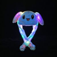 Sanrio กระต่ายหมวก Eras Hello Cinnamoroll Kuromi เรืองแสงตุ๊กตาหูย้ายหมวกการ์ตูน Light-Up หมวกยาวอะนิเมะ Light-Up ของขวัญ