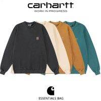 Carhartt ที่ถูกต้องเสื้อสวมหัวคอกลมหนักแบบเก่าเสื้อกันหนาวอังกฤษ Vibe สไตล์ยุโรปและอเมริกา