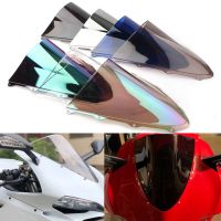 Motorcycle Double Bubble WindScreen Wind Deflectors Screen Airflow Fit For Ducati 1299 1299S 15-19 Panigale 959 Corse 16-19