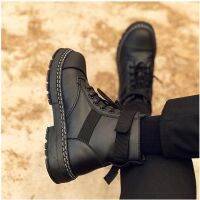 Spot parcel postnxz007 mens casual thick heel Martin boots tactical boots mens shoes