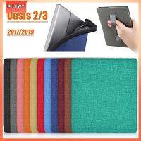 PLLEWY 9/10th Generation ฝาปิดอัจฉริยะ ที่พยุงมือ พัก/ตื่นอัตโนมัติ 7นิ้ว e-book Reader Folio Case มืออาชีพอย่างมืออาชีพ นุ่มนุ่มๆ เคสป้องกันรอย สำหรับ Kindle Oasis 2/3. โฮมออฟฟิศออฟฟิศ