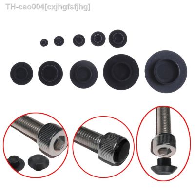 10PCS Black Hex Socket Allen Bolt Screw Nut Hexagon Head Cover Cap Protector Fasteners Screws Covers Caps M5-M24