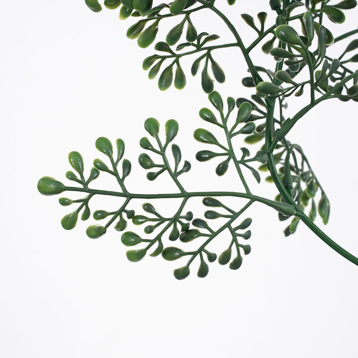 sanwood-ประดิษฐ์หวายสีเขียว-leaf-ตกแต่งพลาสติกปลอมเถาแขวน-garland-plant-สำหรับ