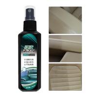 Leather Protection Cream 100ml Leather Cleaner Cream Portable Leather Color Restorer Leather Cleaner Spray for Furniture Car Leather beneficial