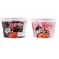 ขนมอร่อย เคี้ยวเพลิน? (x1) ต๊อกบ๊กกิ พร้อมทาน Samyang Buldak Topokki (Hot Spicy &amp; Carbonara) 179g?เผ็ด Spicy