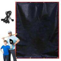 Batting Cage Mat Multifunctional Backstop Padding Wear-Resistant Backstop Padding Baseball And Softball For Hitting And Pitching present