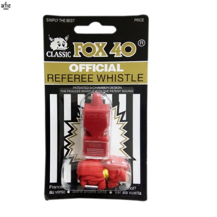 Fox 40 Whistle Official Black Label | Lazada PH