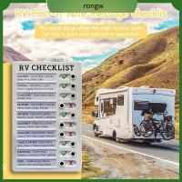 RONGW Multi-Purpose MY CHORES ELDER CARE RV CHECKLISR Home Note Board เตือน Time Memo Boards Managemant Planing