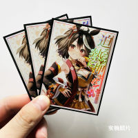 Ptcg dtcg การ์ดแขนอะนิเมะสวยดาร์บี้รูป kitasan สีดำ satono เพชรสาวเลเซอร์แฟลชการ์ดแขน PROTEC C กรณีกรณีที่สำคัญ