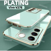 Vivo V27E เคสชุบหรูหรา V27E Vivo V27E V27 5G Vivo V27 Pro V25E V 27 25 E Vivo 27E 5G 2023เคสนิ่มใส่โทรศัพท์ซิลิโคนกันกระแทก