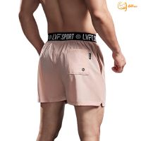 [GYMen]ผู้ชายกีฬาออกกำลังกายกางเกงขาสั้น   sports shorts Mens ผ้ายืด ระบายอากาศ ใส่ออกกําลังกายกลางแจ้ง แฟชั่นสําหรับผู้ชาย