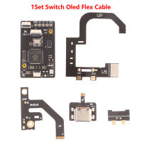 เครื่องมือสำหรับการเปลี่ยน TYPE-C สายเคเบิลงอได้1ชุดอะไหล่ซ่อมพอร์ต Oled พอร์ตเล่นเกมสายเคเบิลคอนโซล