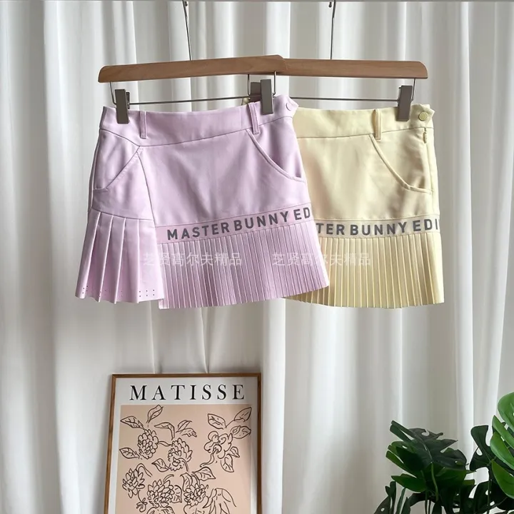 MASTER BUNNY EDITION Golf Skirt Casual Pleated Skirt