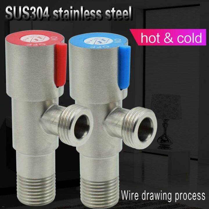 hot-amp-cold-water-triangle-valve-anti-explosion-kitchen-toilet-stainless-steel-bathroom-thicken-triangular-valve-switch-water