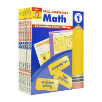 Evan moor skill sharpeners math 1-6 California textbook auxiliary mathematics exercise book primary school 6 original childrens English Enlightenment textbook skills pencil sharpener English original