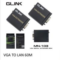 HOT SALE ตัวแปลง VGA to Lan Signal Extender Over CAT-5e/6 ระยะ60เมตร(60m) ##ทีวี กล่องรับสัญญาน กล่องทีวี กล่องดิจิตัล อิเล็แทรอนิกส์ เครื่องบันทึก กล้องวงจรปิด จานดาวเทียม AV HDMI