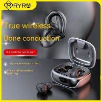 RYRA WIFI V5.3 Sports Earphones Clip-ear Bone Conduction Wireless Earphone Type-C Charging Headset With Charging Chamber Running