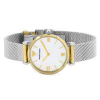 นาฬิกาข้อมือผู้หญิง Emporio Armani Retro Two Tone Stainless Steel Ladies Watch