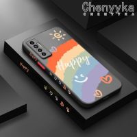 เคส Chenyyka สำหรับ Tecno Camon 17P Spark 8 Pro Spark 8 P เคสแฟชั่นรอยยิ้มแห่งความสุขมีน้ำค้างแข็งโปร่งใสแข็งด้านขอบสี่เหลี่ยมเคสปลอกซิลิโคนกล้องกันกระแทกเคสนิ่ม