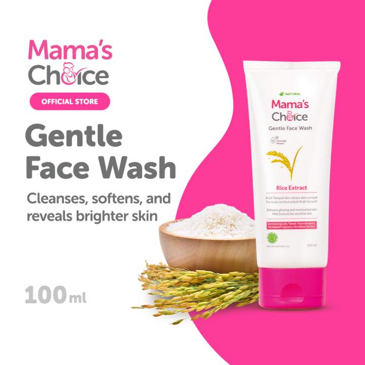 Mama 's Choice Gentle Face Wash Facial Cleanser (Safe, Halal, Deep