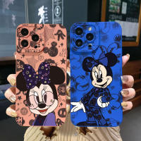 สำหรับ POCO X4 Pro M3 M4 X5 Pro 5G X3 NFC GT M5 F3 4G แก้ว Mickey Minnie เคสป้องกันเลนส์แบบเต็ม