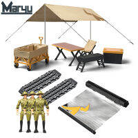 เครื่องประดับตั้งแคมป์จำลอง MN-85K แบบกันสาดด้านข้างเต็นท์ตั้งแคมป์ทรายบันไดโต๊ะเก้าอี้ตกแต่งเข้ากันได้กับรถ RC 1/12เดือน MN98 D90 MN99S MN86 MN78 MN128