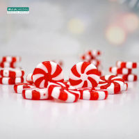 [Foocome]24PCS Christmas Lollipop จี้ Candy Cane Xmas Tree แขวนเครื่องประดับสำหรับตกแต่งคริสต์มาสปาร์ตี้วันหยุดปีใหม่ Navidad