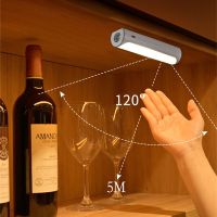 2 in 1 Motion Sensor Night Light USB Rechargeable Battery Flashlight Remote Control Warm White Torch LED Night Light For Room