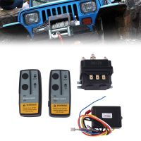 12V 100 Ft Digital Wireless Winches Remote Control Controller Recovery Kit Replacement Parts Accessories for Truck SUV ATV 500A