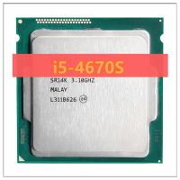 I5หลัก4670S 3.1GHz Quad-Core 6M 65W LGA 1150 Gubeng เครื่องประมวลผลซีพียู