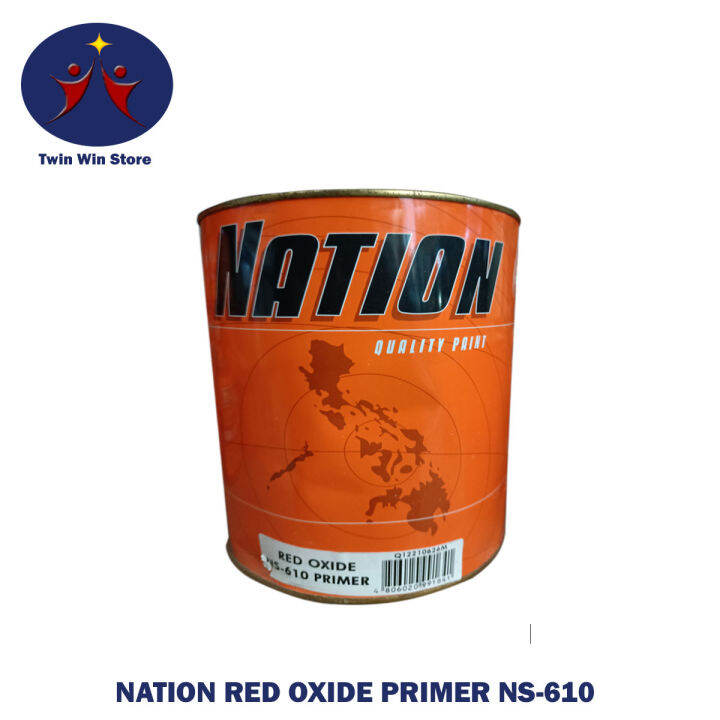 NATION RED OXIDE PRIMER NS-610 PER 1 GALLON/4L | Lazada PH