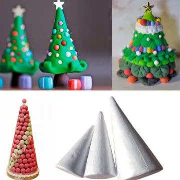 Christmas Foam Cones Polystyrene Foam Tip Cone DIY Craft Accessory