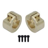 2Pcs 46G Brass Rear Axle Counterweights for Traxxas TRX4M 1/18 RC Crawler Car Upgrade Parts